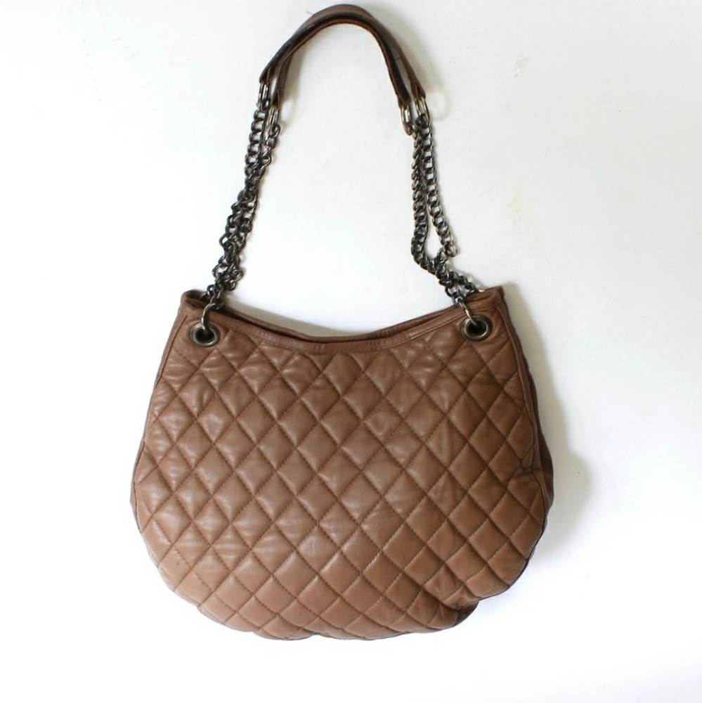 Sister ME Leather Flip Over Twist Clasp Strap Bag Tan main image 1